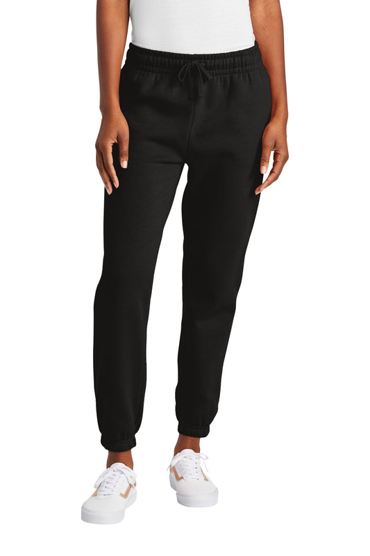 Front View of Black District Women's V.I.T. Fleece Sweatpant DT6110  - 4XL