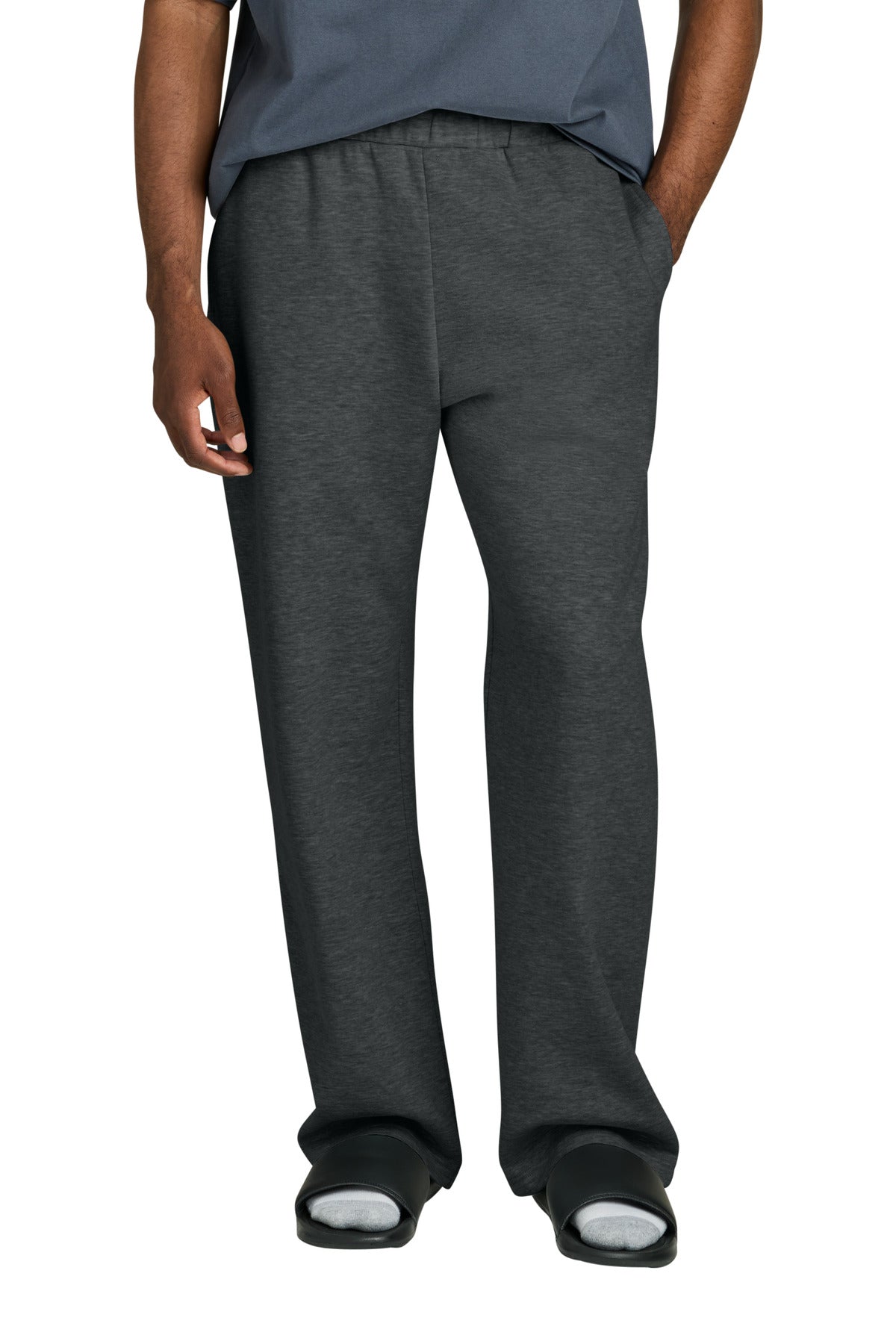 SanMar DT6117_heatheredcharcoal_model_front.jpg
