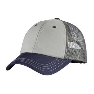 Chrme/Nvy/Char District Tri-Tone Mesh Back Cap DT616