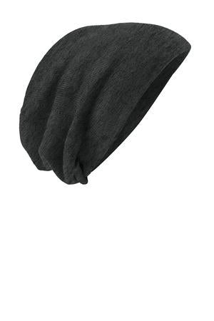 Black Dip Dye District Slouch Beanie DT618