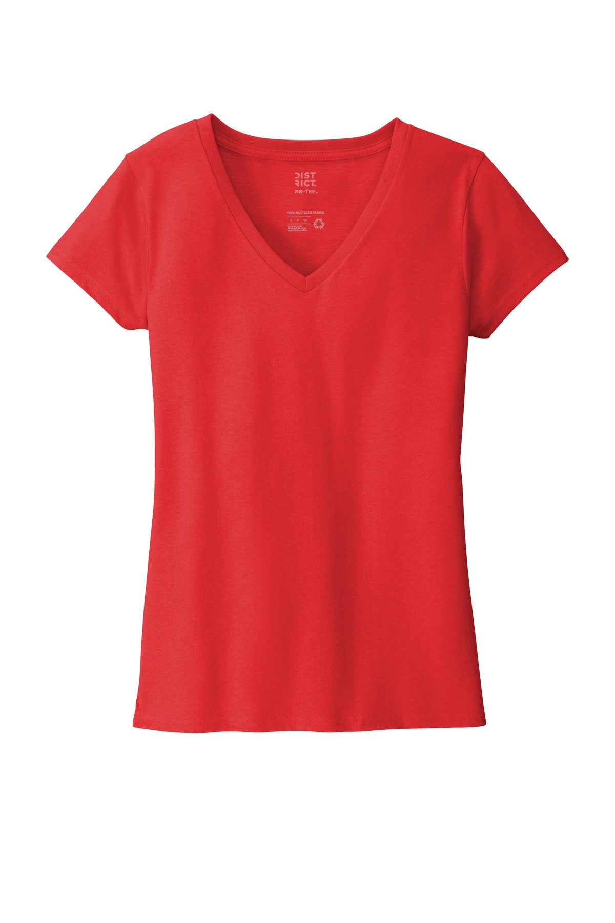 District Women's Re-Tee V-Neck DT8001