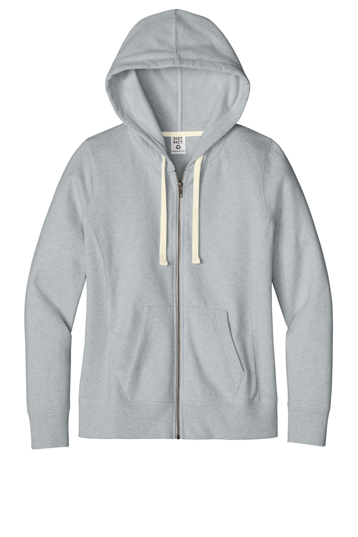 District Women's Re-Fleece Full-Zip Hoodie DT8103