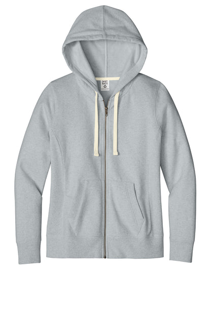 District Women's Re-Fleece Full-Zip Hoodie DT8103