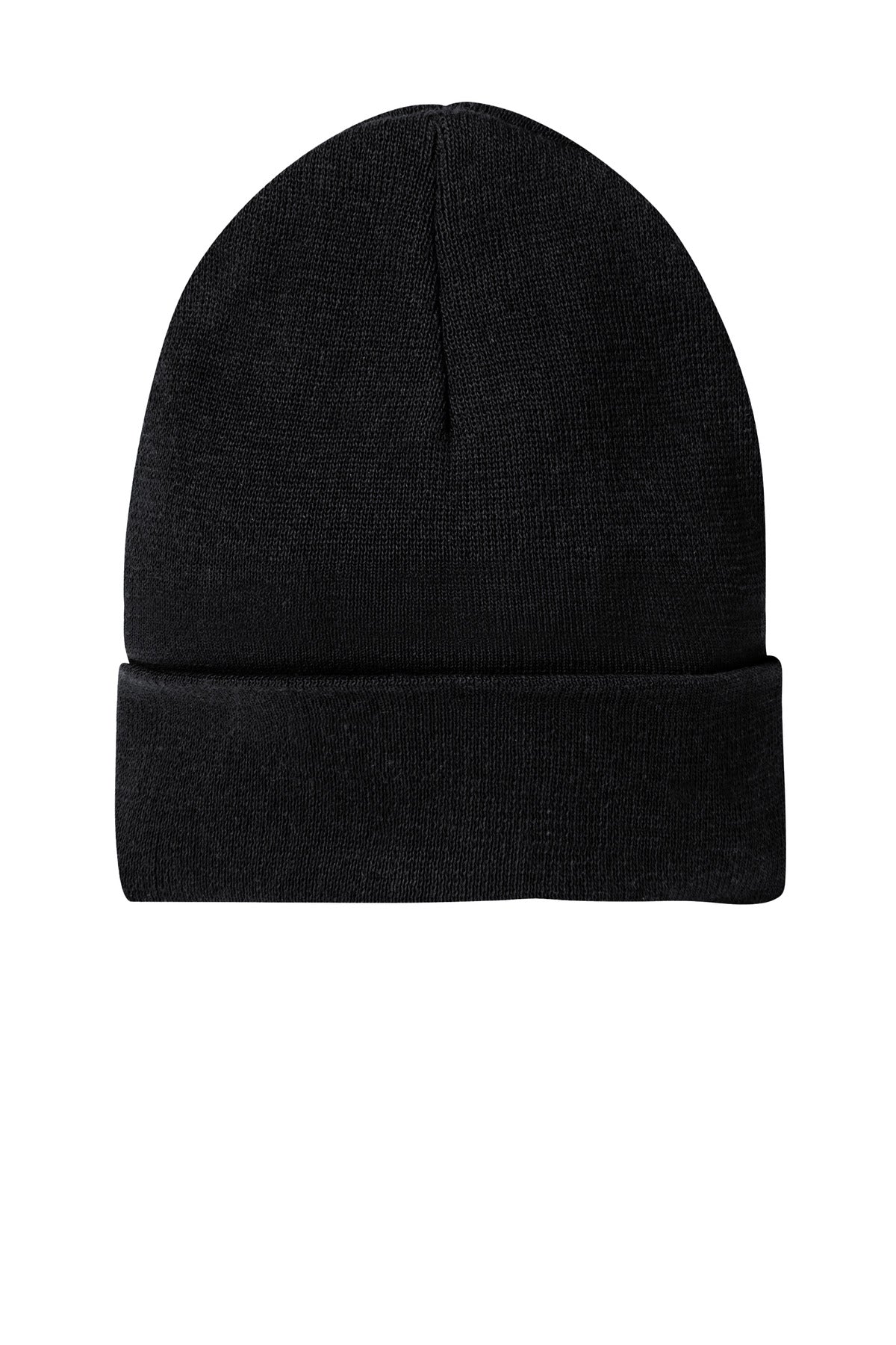 Front View of Black District Re-Beanie DT815