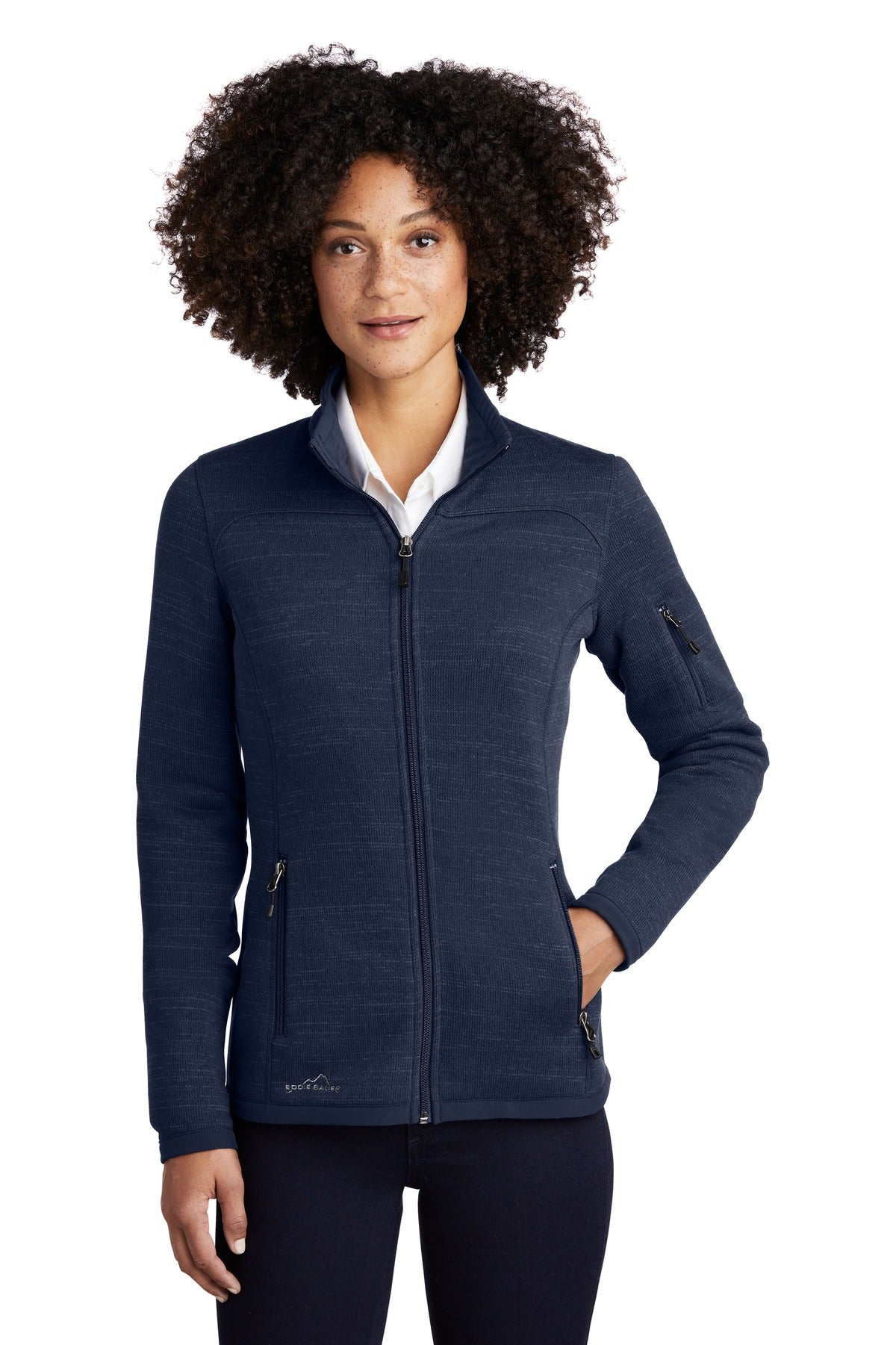 SanMar EB251_riverblueheather_model_front_082019.jpg?v=1762272299