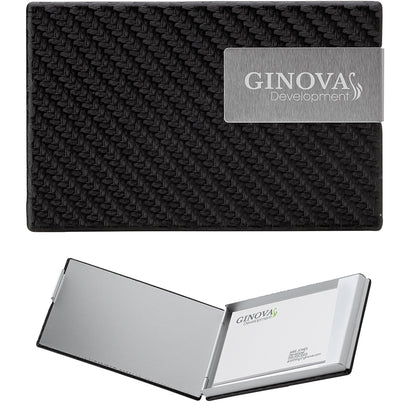 Black Pesaro Business Card Case