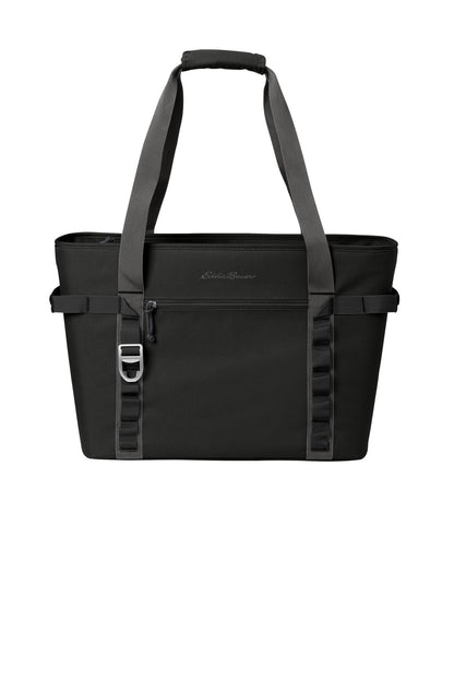 Front View of Bk/GyStl Eddie Bauer Max Cool Tote Cooler EB801