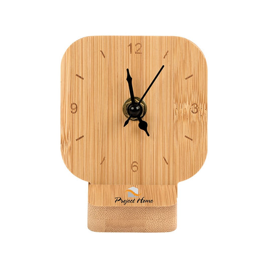 Cade Bamboo Desk Clock