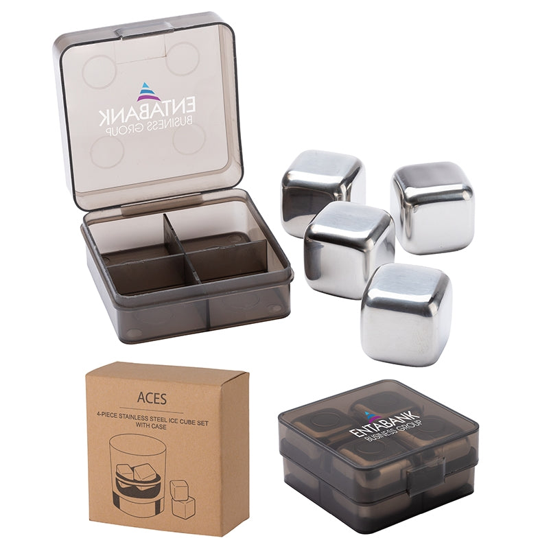 N/A Aces 4-Piece Ice Cube Set