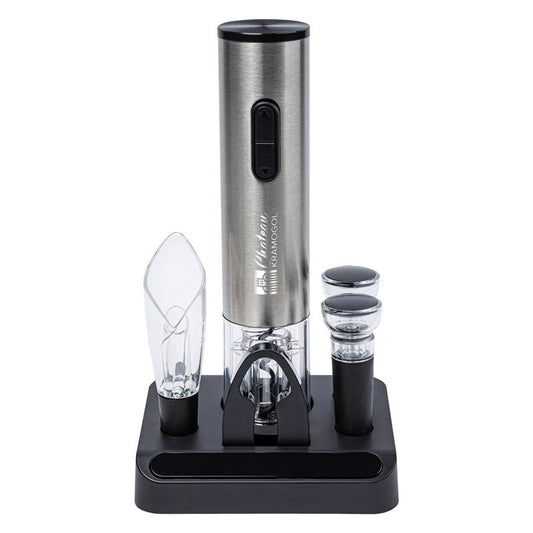 Steel Carignan 6-Piece Electric Wine Set