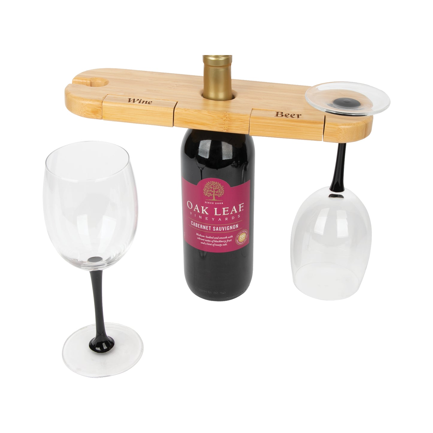 Temecula 3-Piece Bamboo Wine Caddy