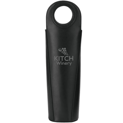 N/A Gioia I Leather Single Wine Carrier