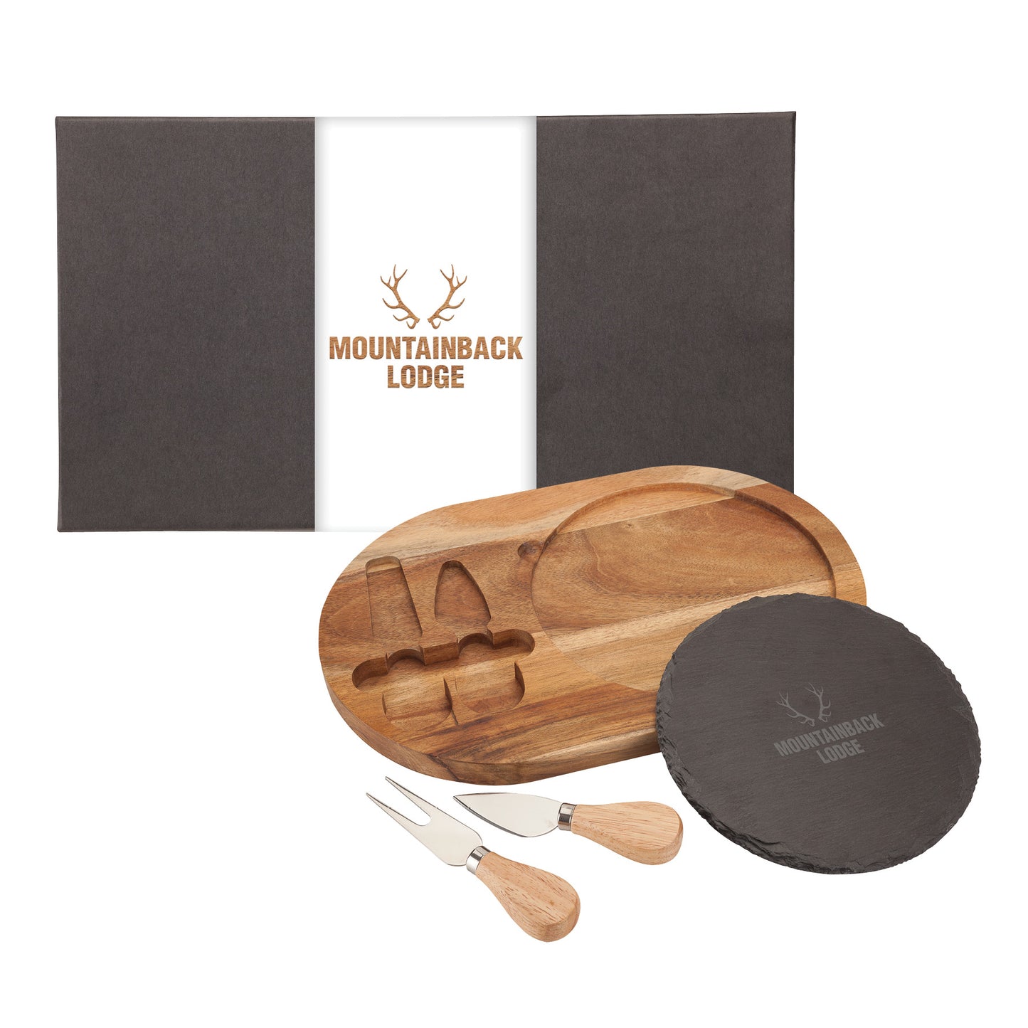 Bon Appetit Slate Cheese Set