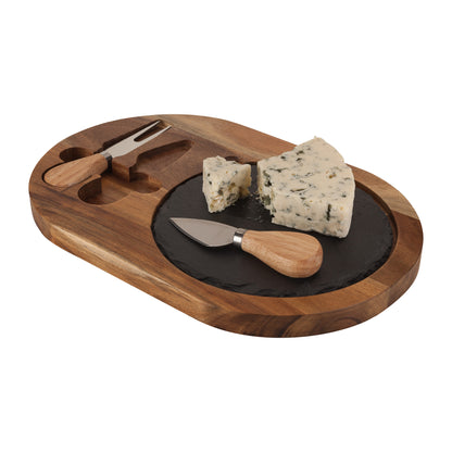 Bon Appetit Slate Cheese Set
