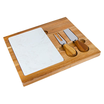 Carson 4-Piece Acacia Wood Cheese Set