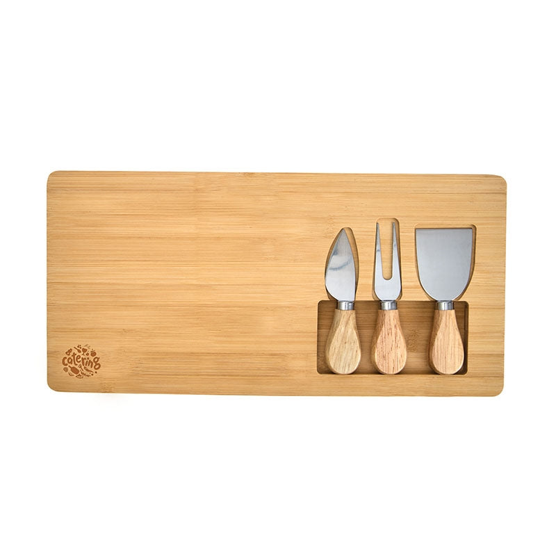 Morrissey 4-Piece Bamboo Cheese Set