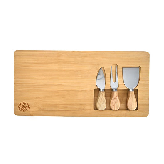 Morrissey 4-Piece Bamboo Cheese Set