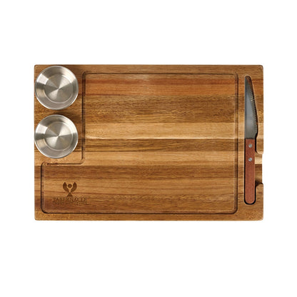 Arthur 4-Piece Acacia Wood Steak Board