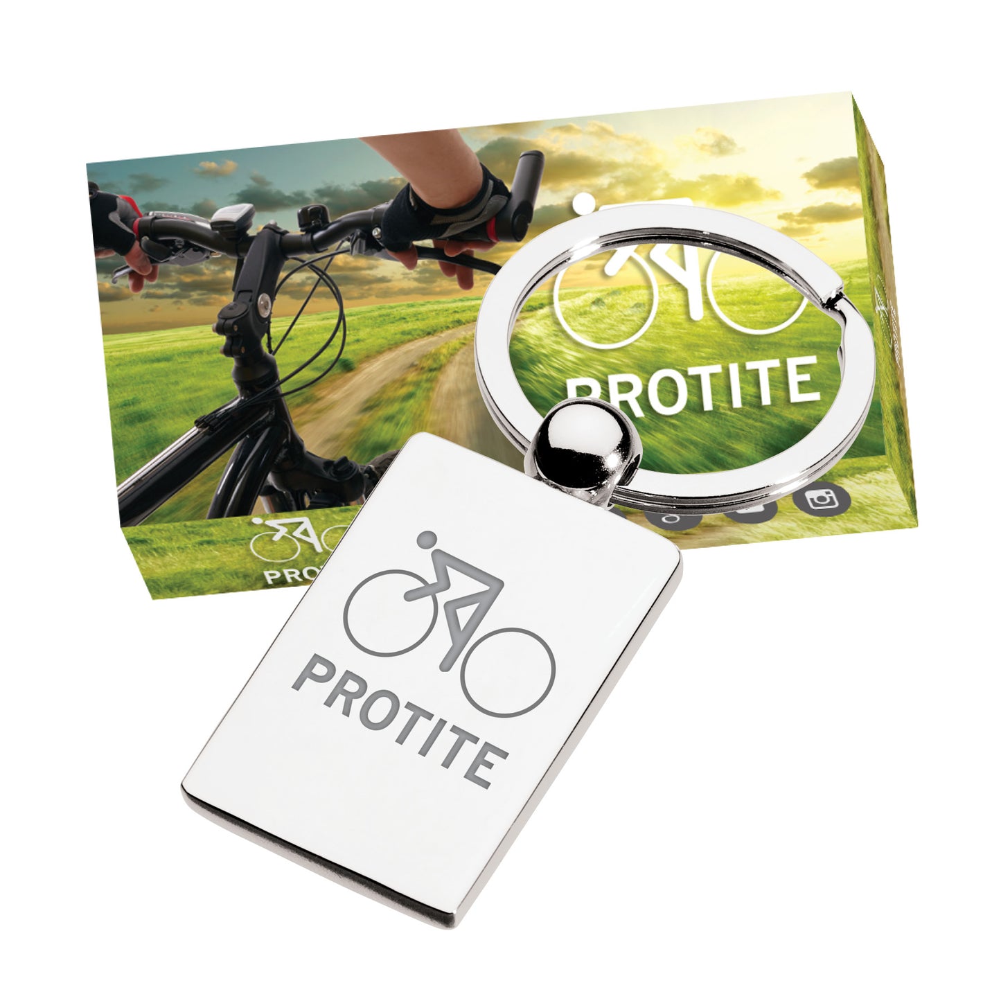 Perspective V Keyring