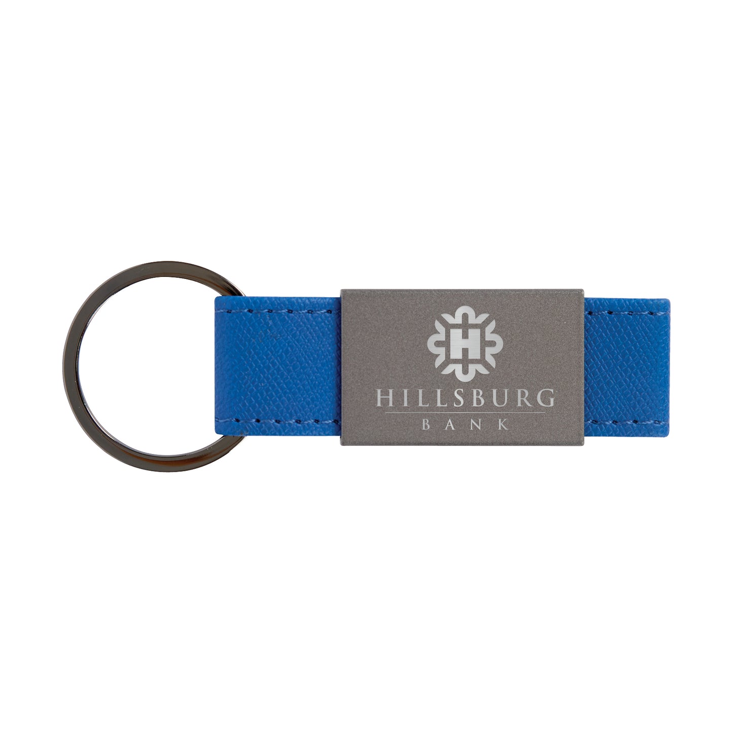Boyd Aluminum & Leatherette Keyring