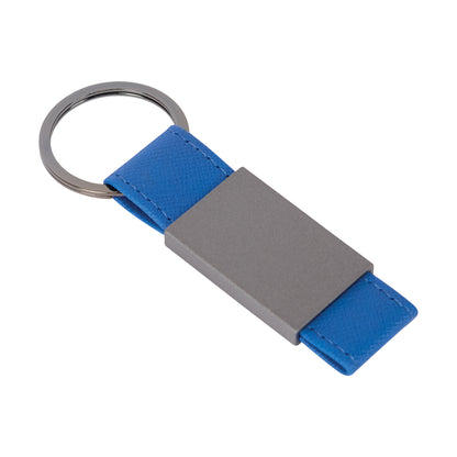 Boyd Aluminum & Leatherette Keyring