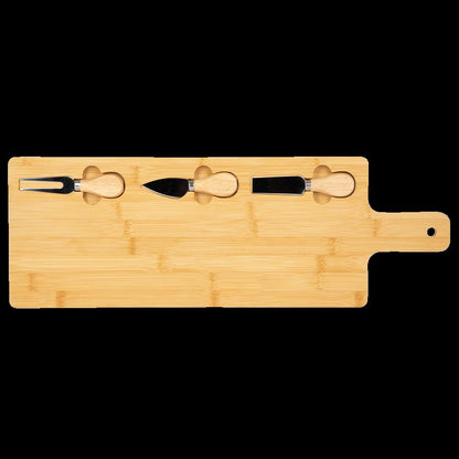 Long Charcuterie Board w/ Utensils