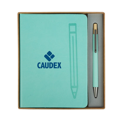 Manhattan II Gift Set w/ Magnetic Journal & Recycled Pen