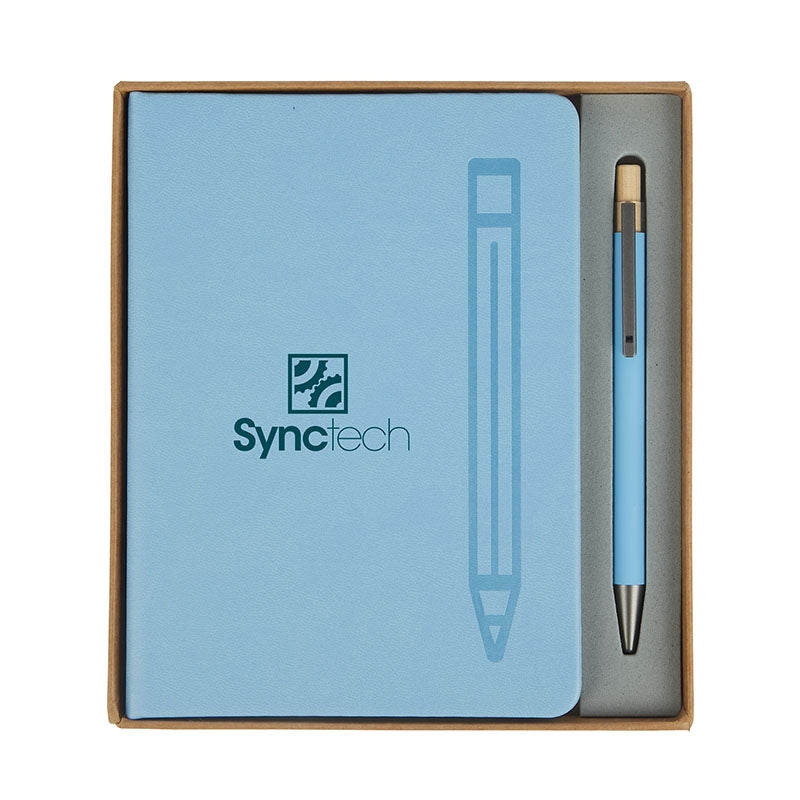 Manhattan II Gift Set w/ Magnetic Journal & Recycled Pen