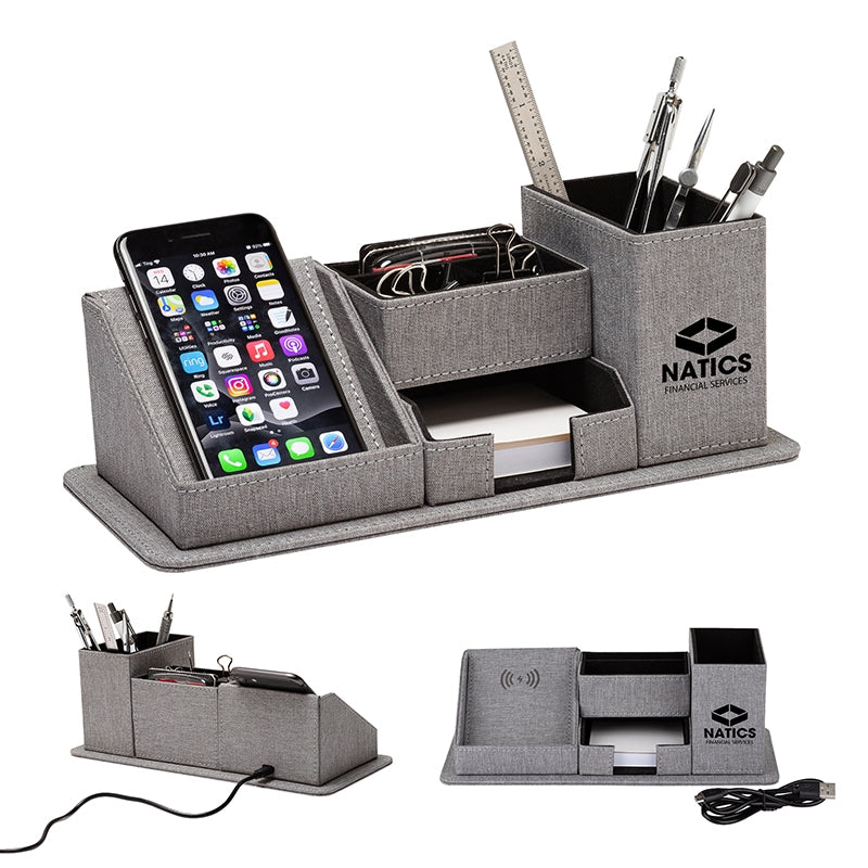 N/A Amridge Wireless Charging Desk Organizer