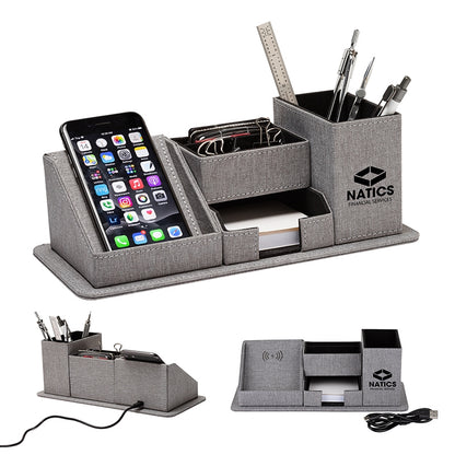 N/A Amridge Wireless Charging Desk Organizer