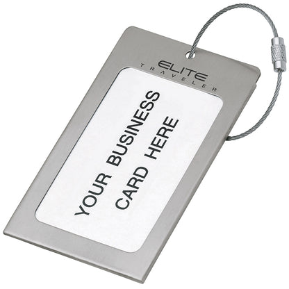 Steel Navigor Series Steel Luggage Tag