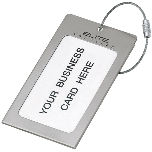 Steel Navigor Series Steel Luggage Tag