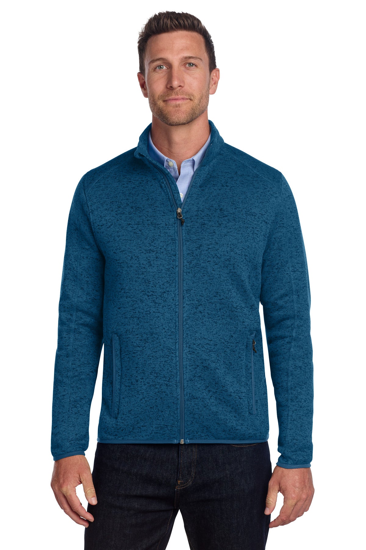 SanMar F232_mediumblueheather_model_front.jpg