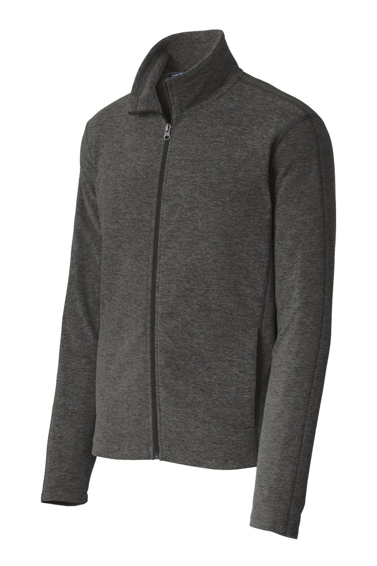 Port Authority Heather Microfleece Full-Zip Jacket. F235