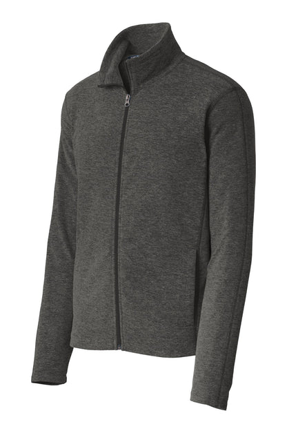 Port Authority Heather Microfleece Full-Zip Jacket. F235