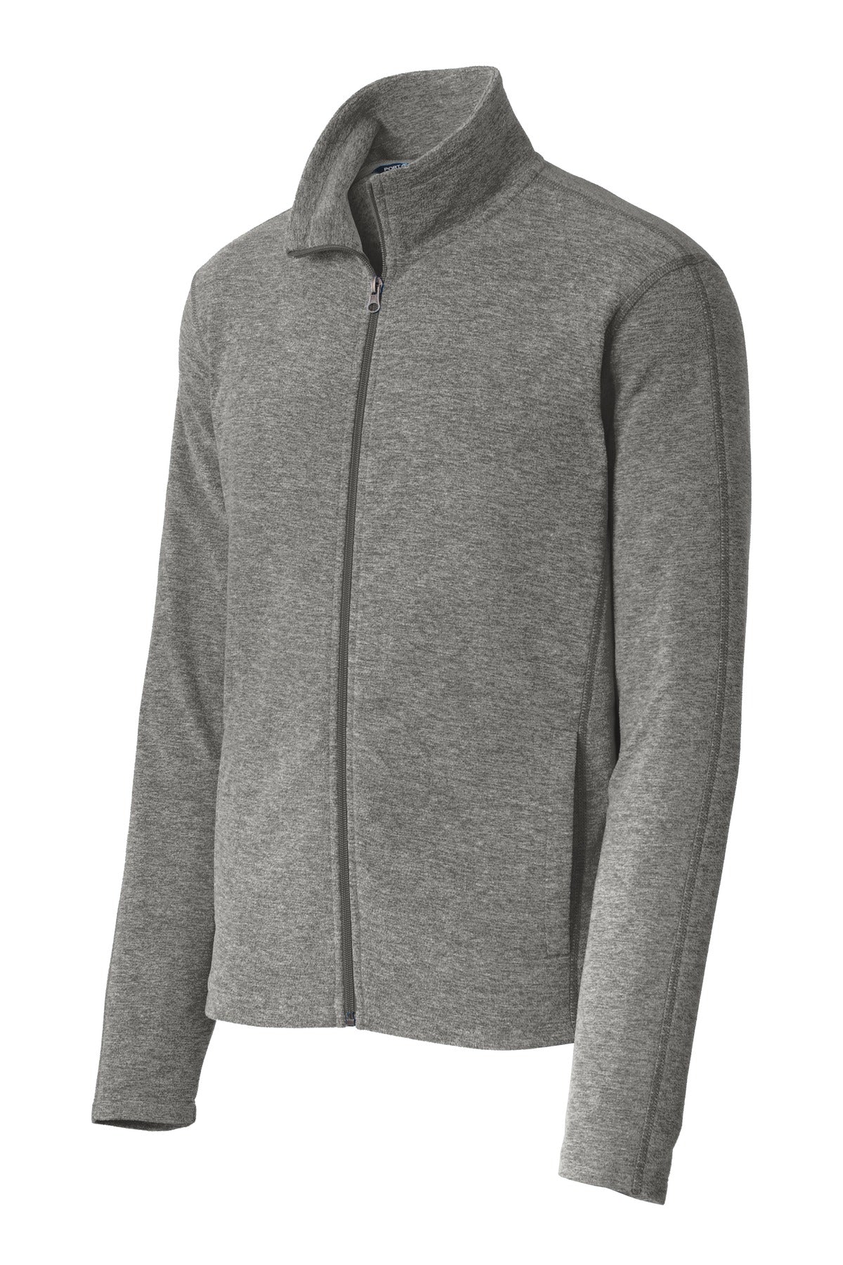 Port Authority Heather Microfleece Full-Zip Jacket. F235