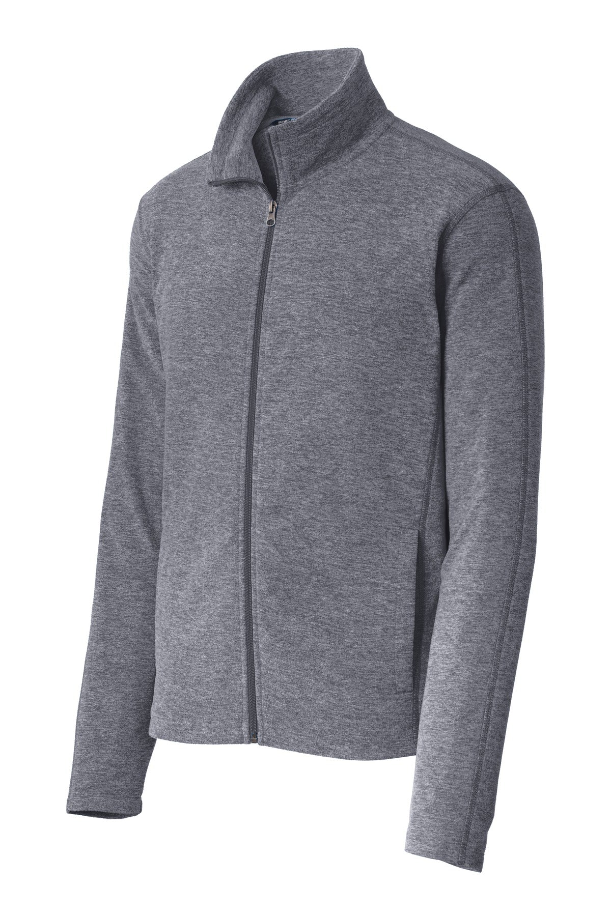 Port Authority Heather Microfleece Full-Zip Jacket. F235