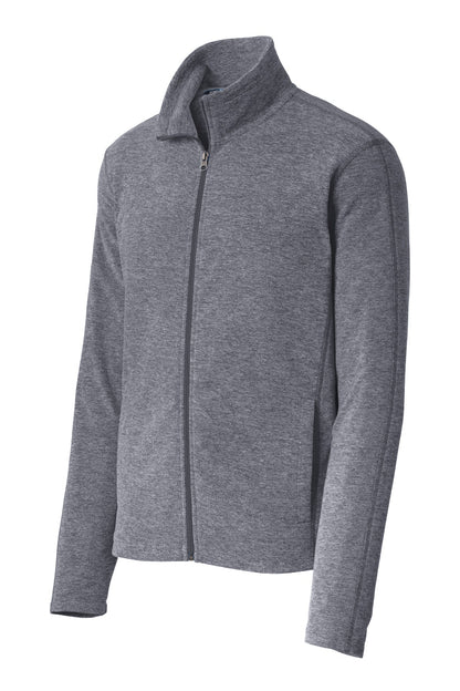 Port Authority Heather Microfleece Full-Zip Jacket. F235