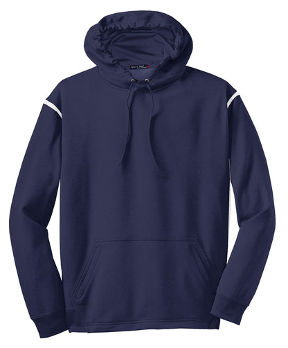 Sport-Tek Tech Fleece Colorblock Hooded Sweatshirt. F246