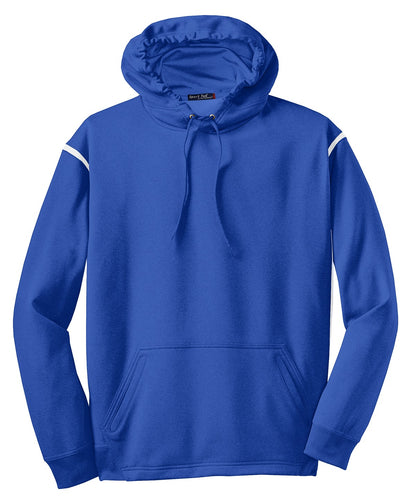 Sport-Tek Tech Fleece Colorblock Hooded Sweatshirt. F246