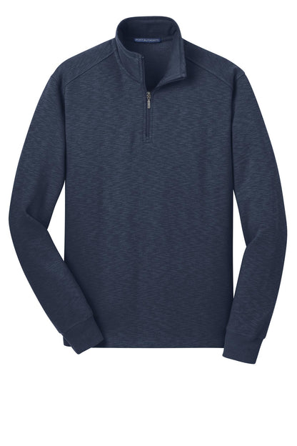 Port Authority Slub Fleece 1/4-Zip Pullover. F295