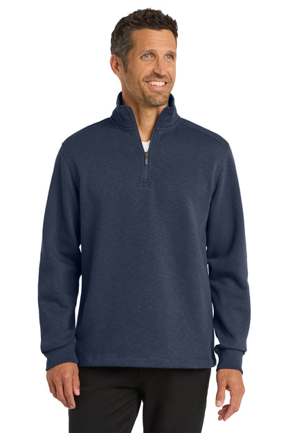 Port Authority Slub Fleece 1/4-Zip Pullover. F295