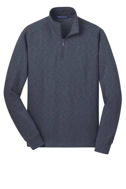 Port Authority Slub Fleece 1/4-Zip Pullover. F295