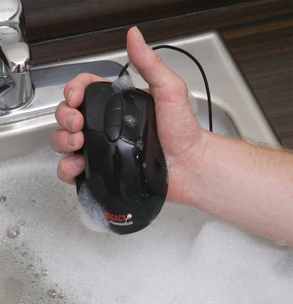 Seal Shield™ Mouse Black Antimicrobial-Washable Mouse