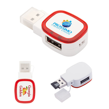 N/A Tapa I Dual-Port USB 2.0 Hub / Reader