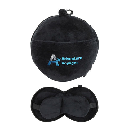 Journey Neck Pillow With Built-In Sleep Mask
