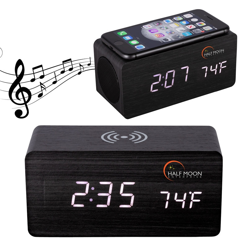 N/A Opus Wireless Charging Speaker w/ Clock