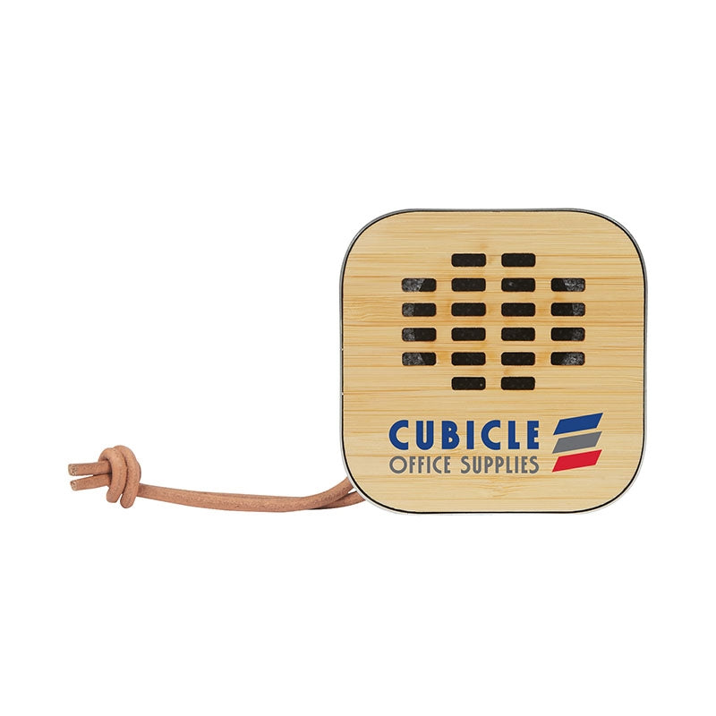 Asher 3W Recycled Aluminum / Bamboo Wireless Speaker