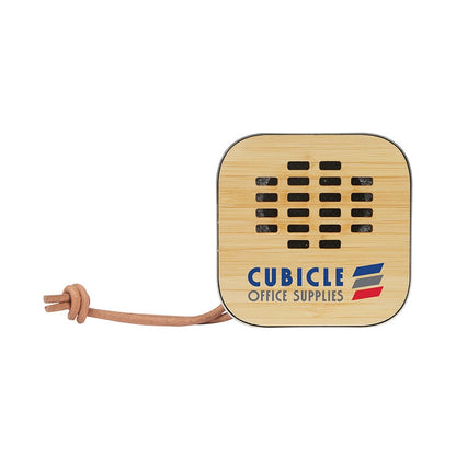 Asher 3W Recycled Aluminum / Bamboo Wireless Speaker