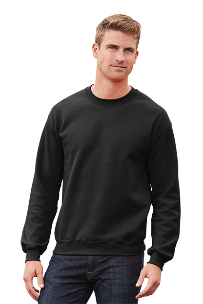 Black Gildan® Adult Heavy Blend™ Crew Neck Sweatshirt  - S